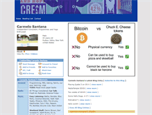 Tablet Screenshot of carmelosantana.com
